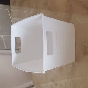 White Plastic Bin